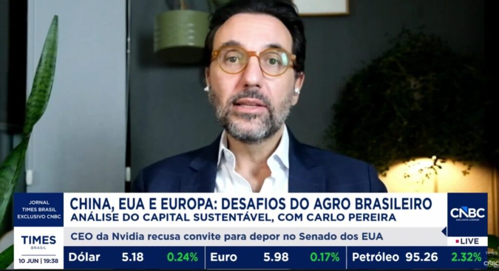Carlo Pereira: Brasil deve tratar plano chinês para reduzir importações de soja como aviso ao agro