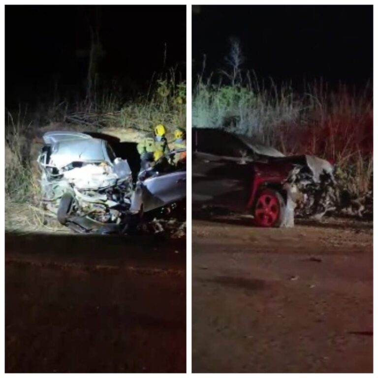 Casal morre e filhos ficam feridos em acidente entre dois carros