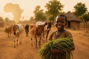 Milagro Agro Brasil leva capim Dunamis contra fome na África